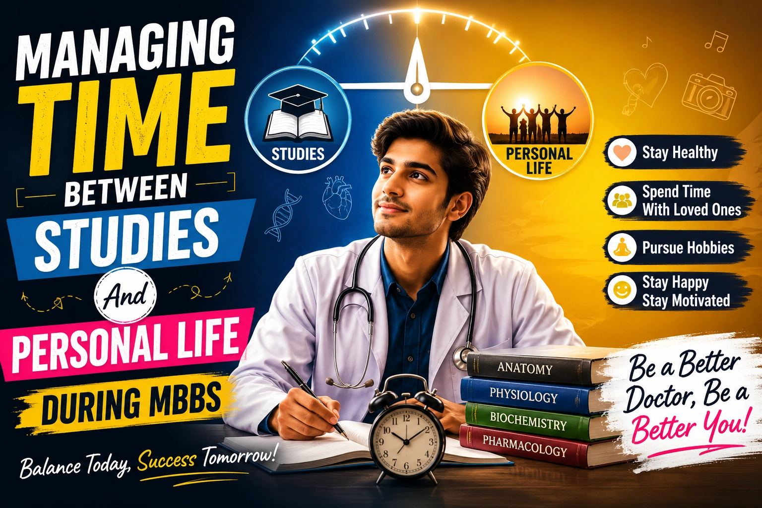 Managing Time between Studies and Personal Life during MBBS